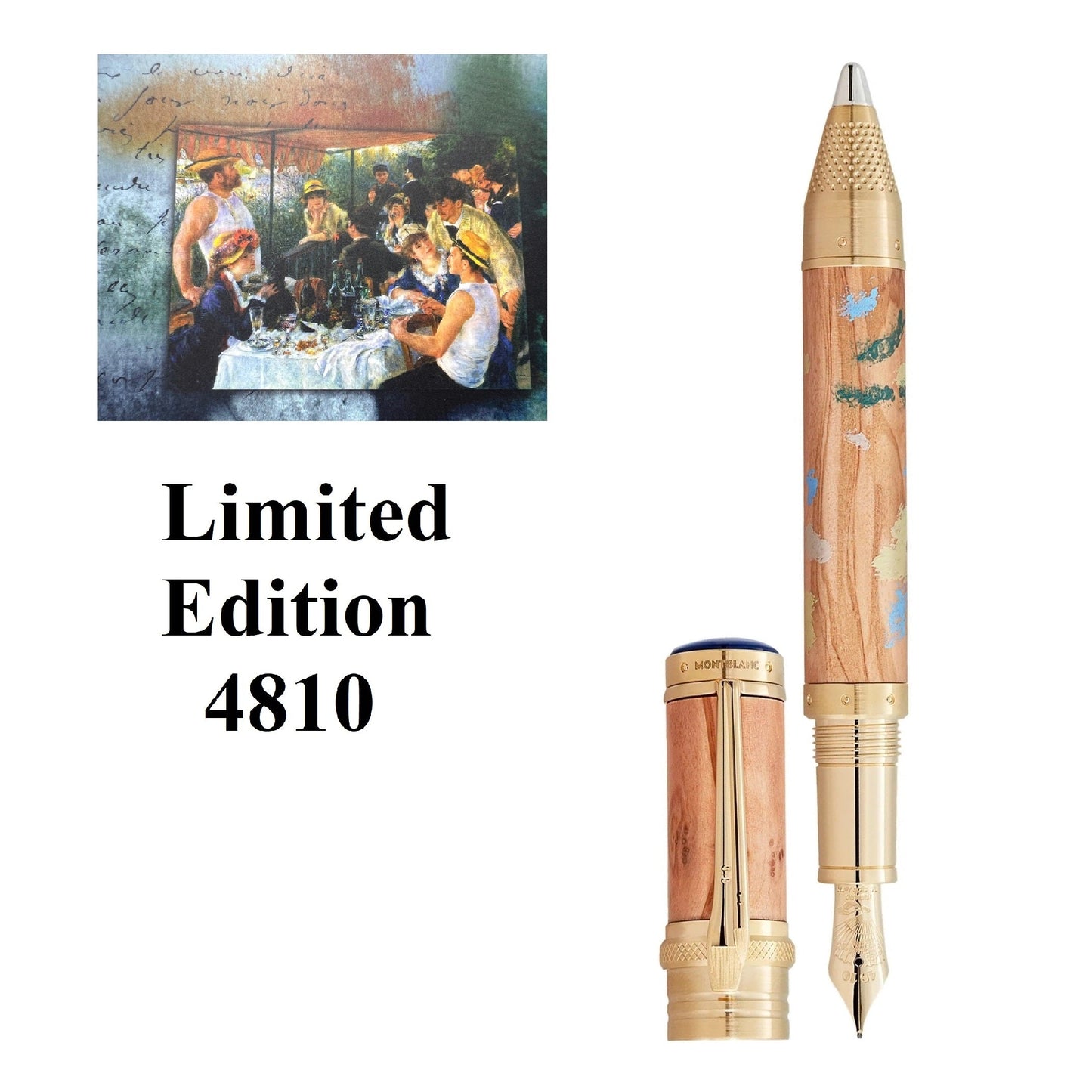 Montblanc stilografica Masters of Art Homage to Pierre-Auguste Renoir Limited Edition 4810 punta M 131981