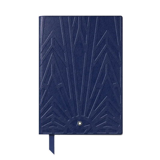Montblanc blocco note #163 a righe Meisterstück The Origin Collection blue 133087