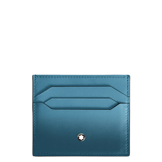 Montblanc porta carte 6 scomparti Meisterstück Blu fumé sfumato 199268