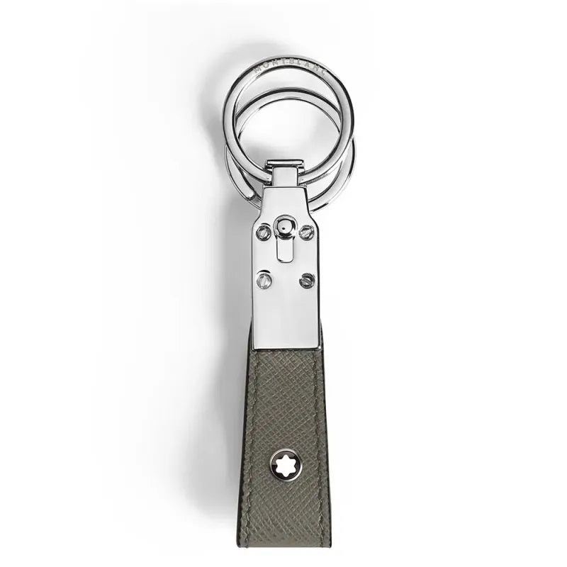 Montblanc portachiavi con passante Sartorial grigio medio 199387