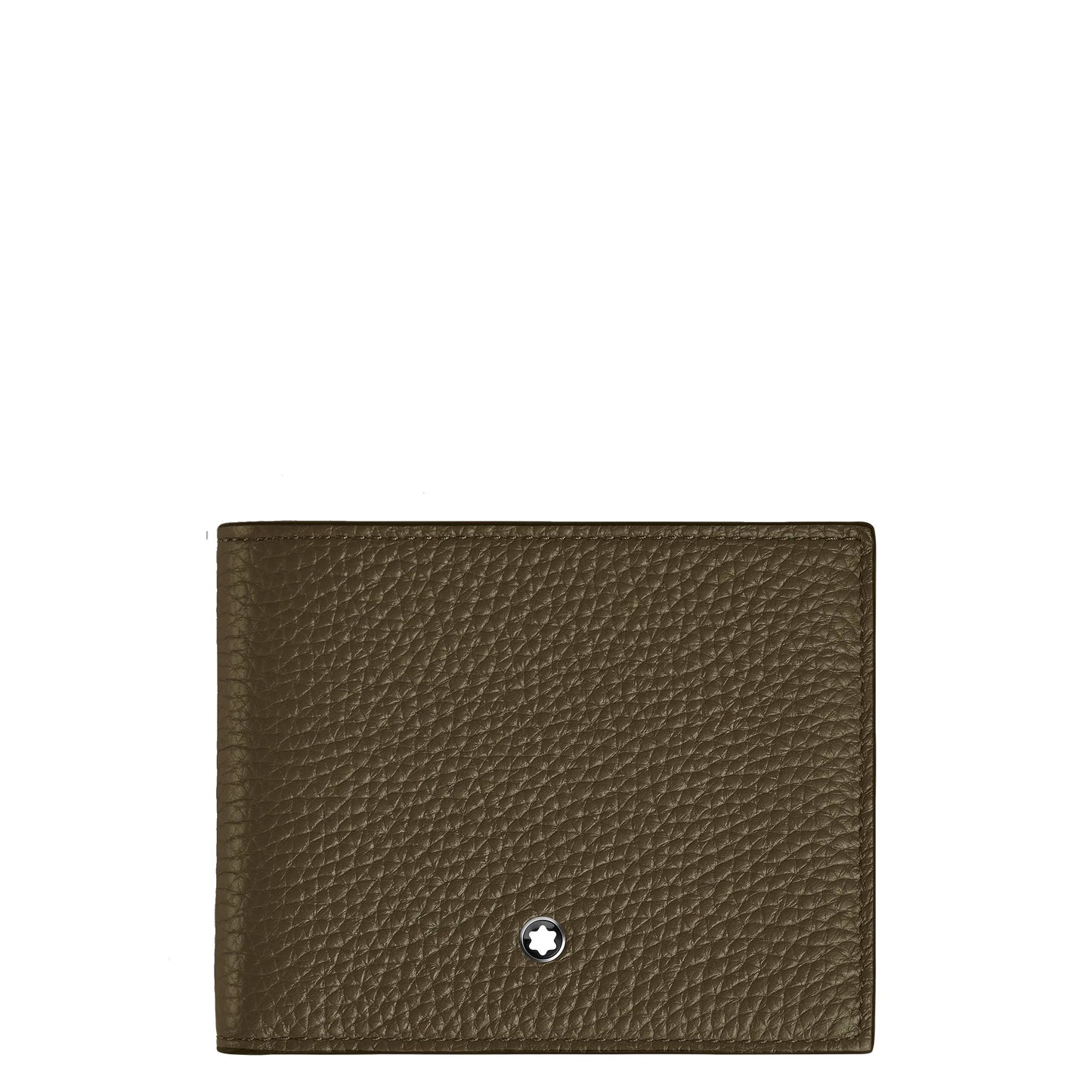 Montblanc portafoglio con portamonete 4 scomparti kaki 220216