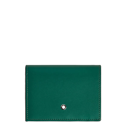 Montblanc portafoglio continental nano malachite verde 220227