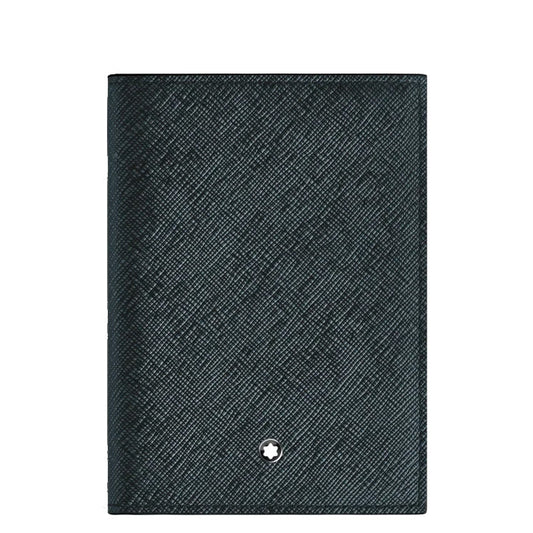 Montblanc custodia per passaporto Sartorial tweed blu 220433