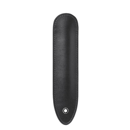 Montblanc astuccio per 1 strumento da scrittura Meisterstück nero 198338