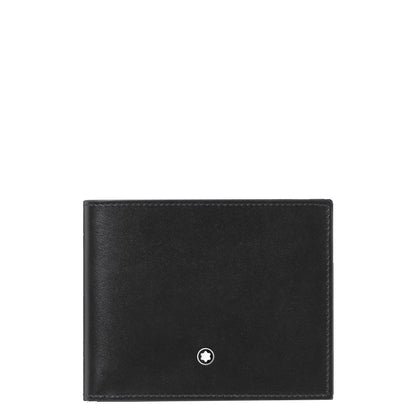Montblanc portafoglio Meisterstück 6 scomparti nero 198308
