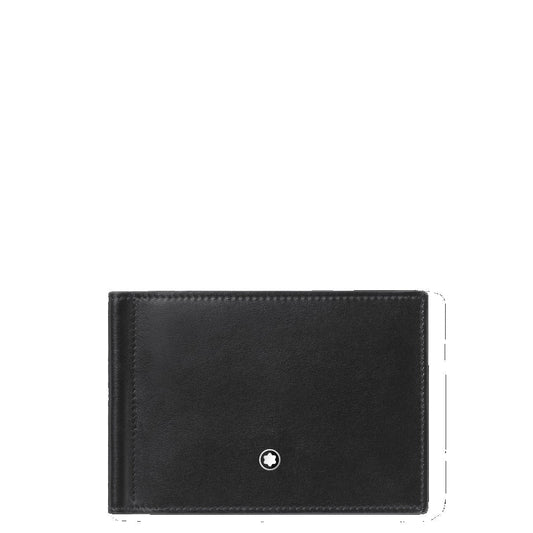 Montblanc Meisterstück Brieftasche mit 6 Kartenfächern und Geldklammer schwarz 198313