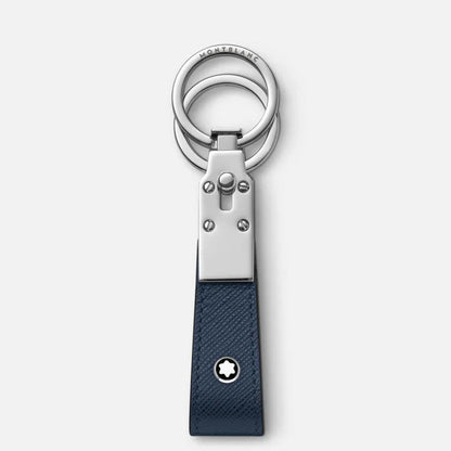 Montblanc portachiavi Sartorial con passante blu inchiostro 131735