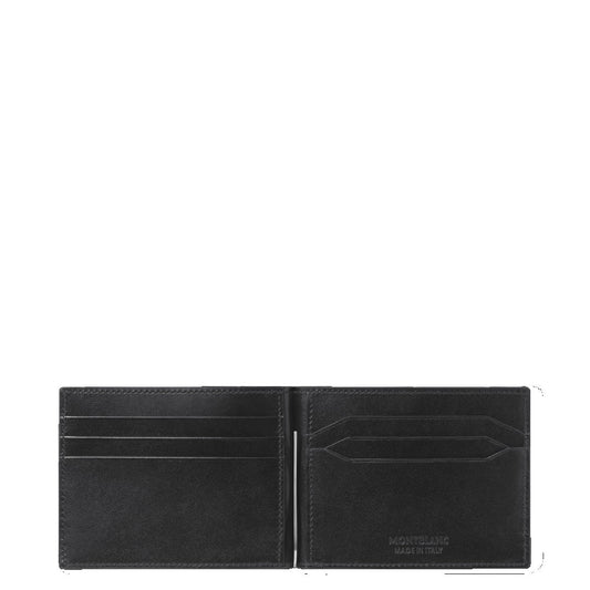 Montblanc Meisterstück Brieftasche mit 6 Kartenfächern und Geldklammer schwarz 198313