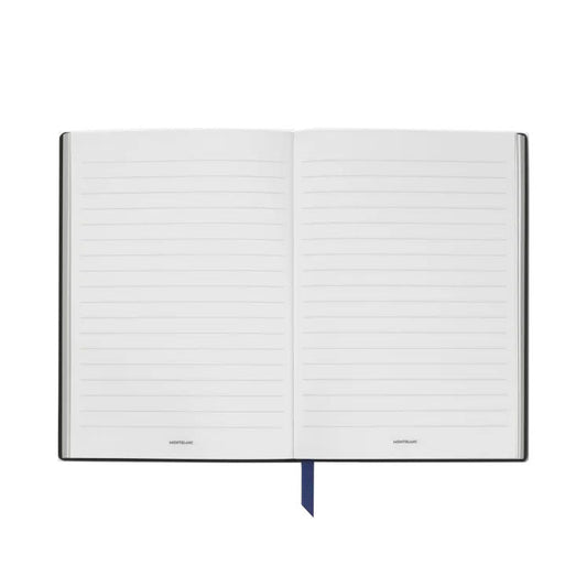 Montblanc blocco note #163 a righe Meisterstück The Origin Collection blue 133087