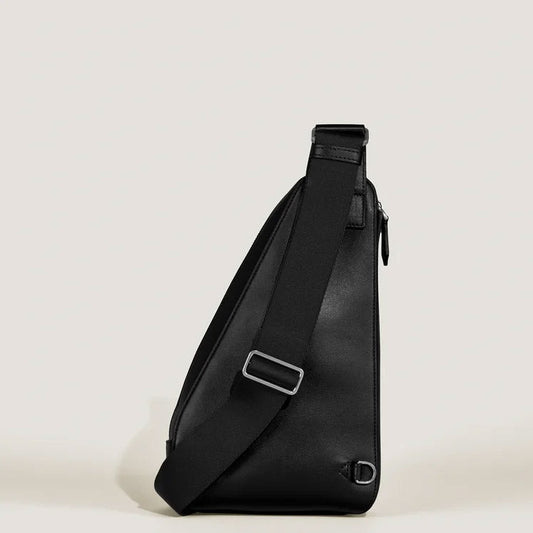 Montblanc borsa a tracolla Soft compatta nero 198742