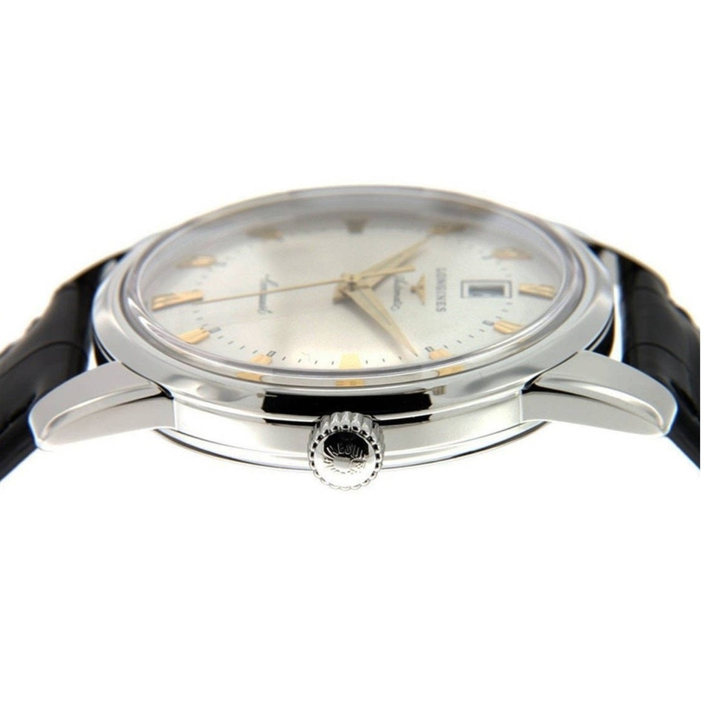 Longines orologio Conquest Heritage 40mm argento automatico acciaio L1.645.4.75.4