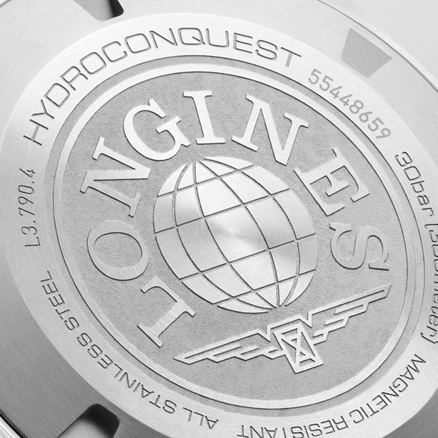 Longines orologio Hydroconquest GMT 41mm marrone automatico acciaio L3.790.4.66.6