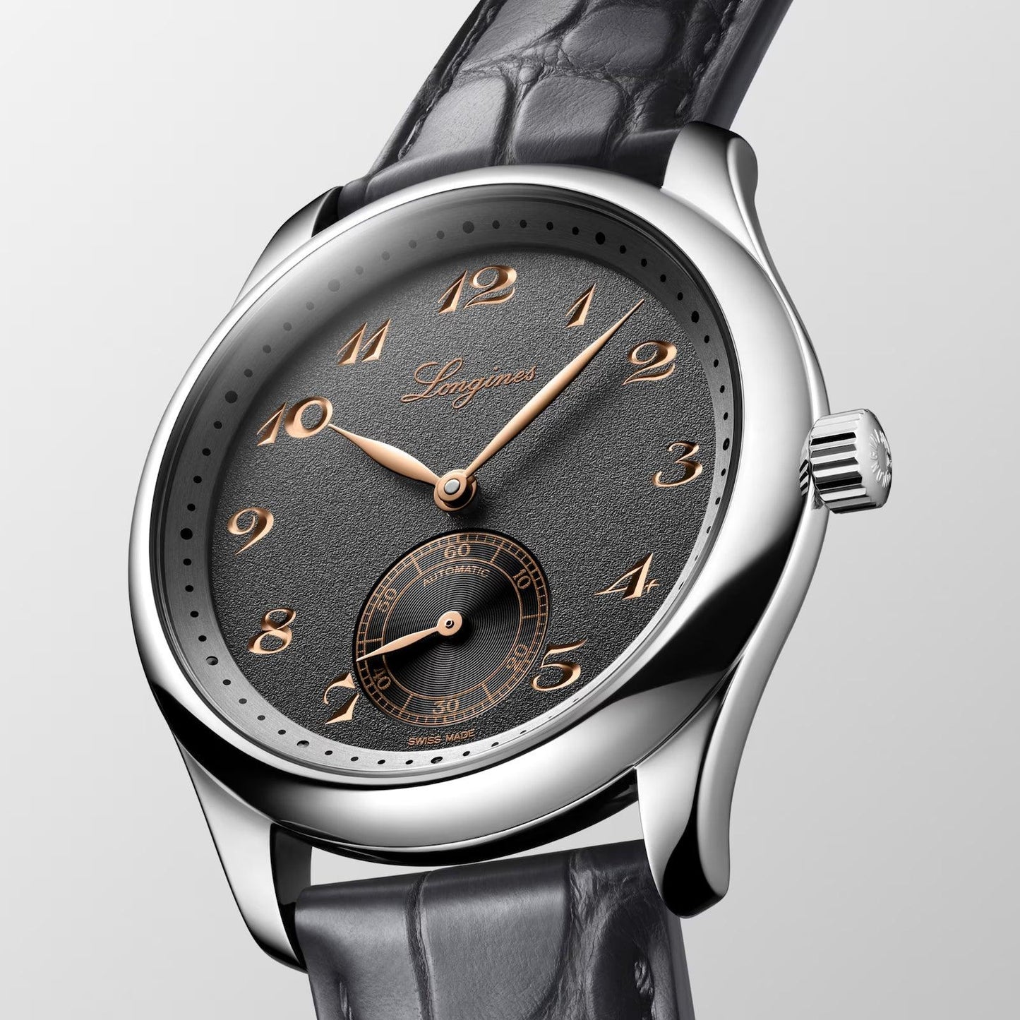 Longines orologio Master Collection 38mm antracite automatico acciaio L2.843.4.63.2