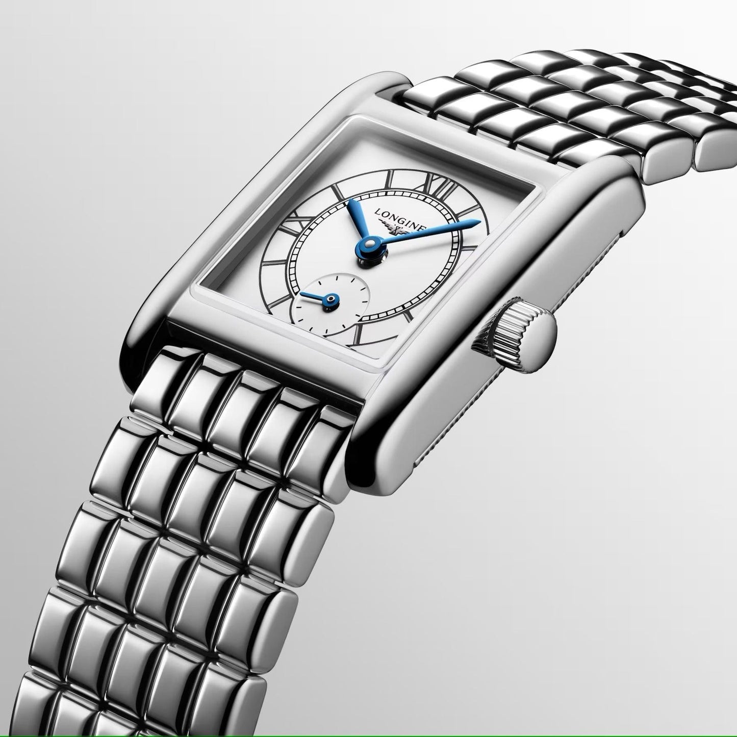Longines orologio Mini Dolcevita 21.5x29mm argento quarzo acciaio L5.200.4.75.6
