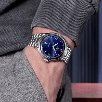 Mido orologio Multifort Powerwind 40mm blu automatico acciaio M040.407.11.047.00