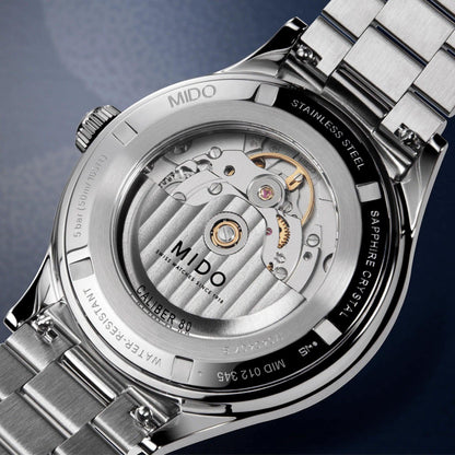 Mido orologio Multifort Powerwind 40mm blu automatico acciaio M040.407.11.047.00