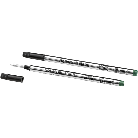 Montblanc 2 refill per roller punta M Irish Green verde 128235