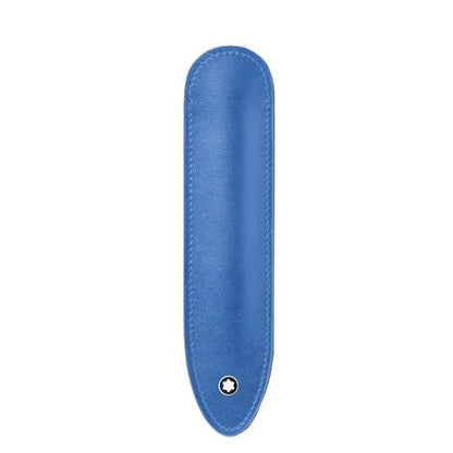 Montblanc astuccio per 1 strumento da scrittura Meisterstück Dusty Blue 198340