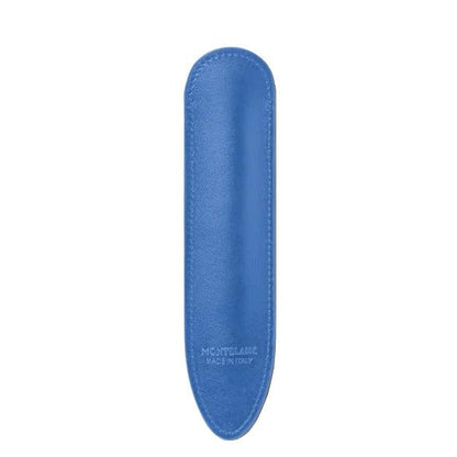 Montblanc astuccio per 1 strumento da scrittura Meisterstück Dusty Blue 198340