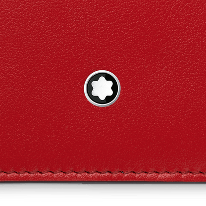Montblanc custodia Meisterstück 8 scomparti con tasca con rosso 129688