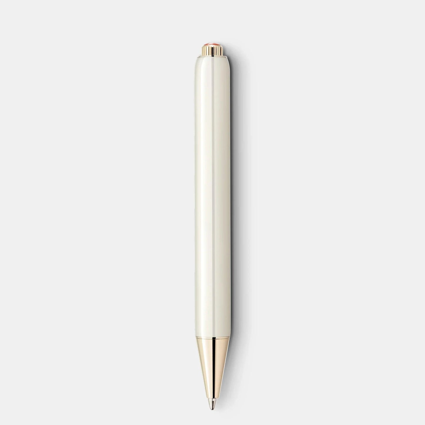Montblanc penna a sfera Montblanc Heritage Rouge et Noir “Baby” Edizione Speciale color avorio 128123