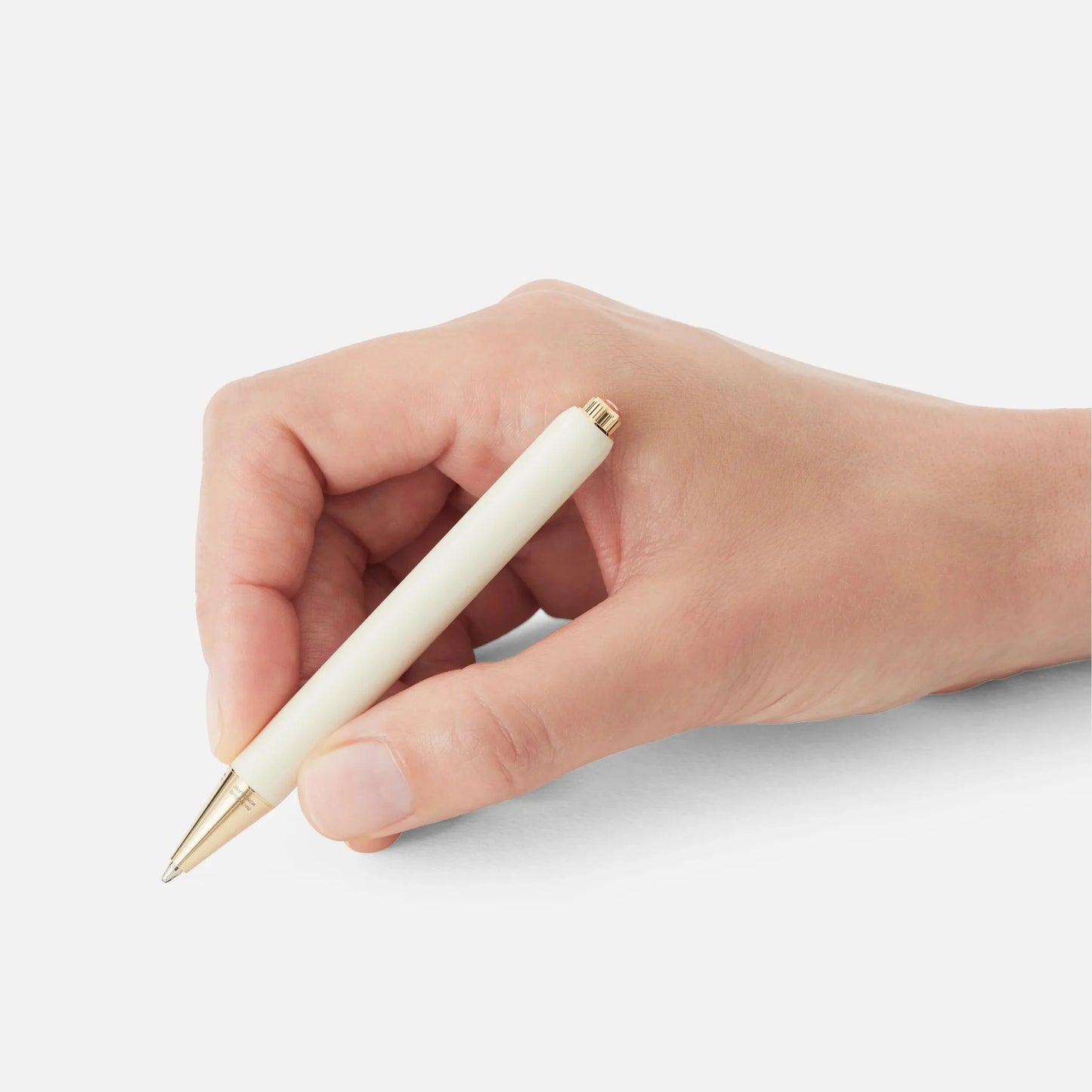 Montblanc penna a sfera Montblanc Heritage Rouge et Noir “Baby” Edizione Speciale color avorio 128123
