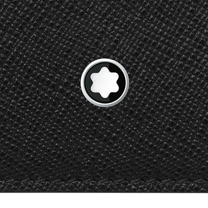 Montblanc porta biglietti da visita con scomparto per banconote Montblanc Sartorial nero 128583
