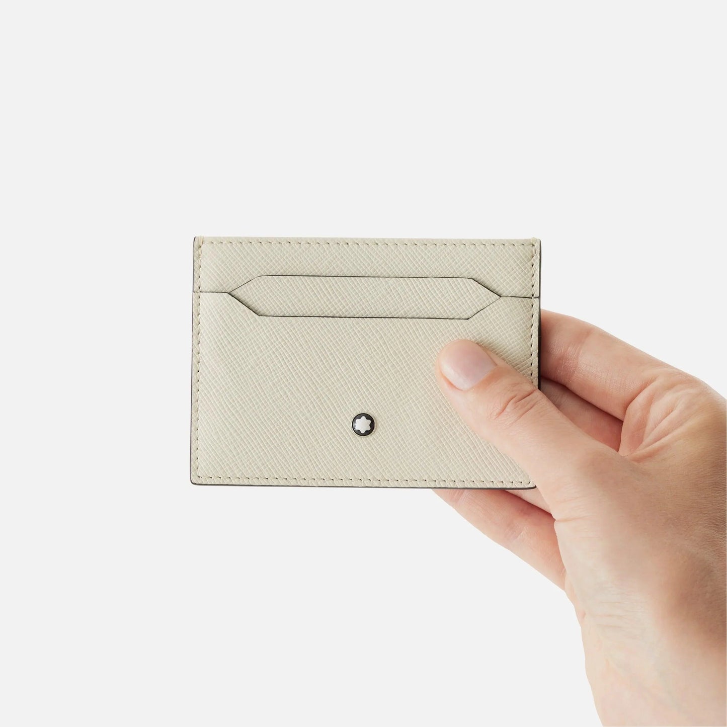 Montblanc porta carte 5 scomparti Montblanc Sartorial color avorio 130838