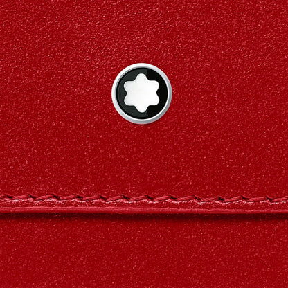 Montblanc porta carte 6 scomparti Meisterstück rosso 129909