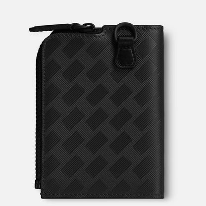 Montblanc porta carte di credito 3 scomparti con cerniera Montblanc Extreme 3.0 nero 129980
