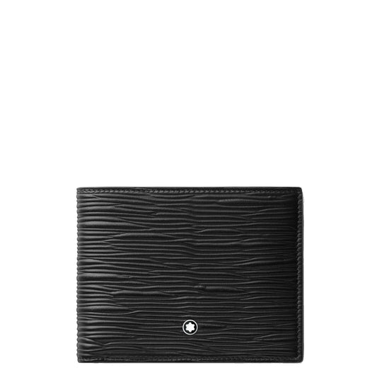 Montblanc Geldbörse 6 Kreditkartenfächer Meisterstück 4810 mit 2 Sichtfächern schwarz 130926