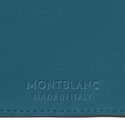 Montblanc portafoglio 6 scomparti Meisterstück Selection Soft ottanio 131242