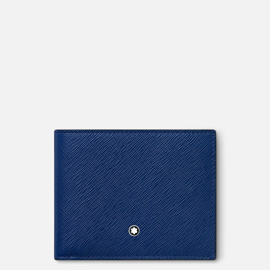 Montblanc portafoglio 6 scomparti Montblanc Sartorial blu 130812