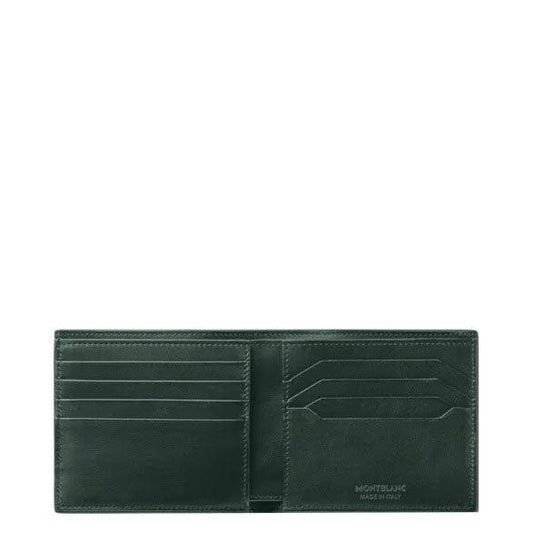 Montblanc portafoglio 8 scomparti Meisterstück 4810 verde 130936