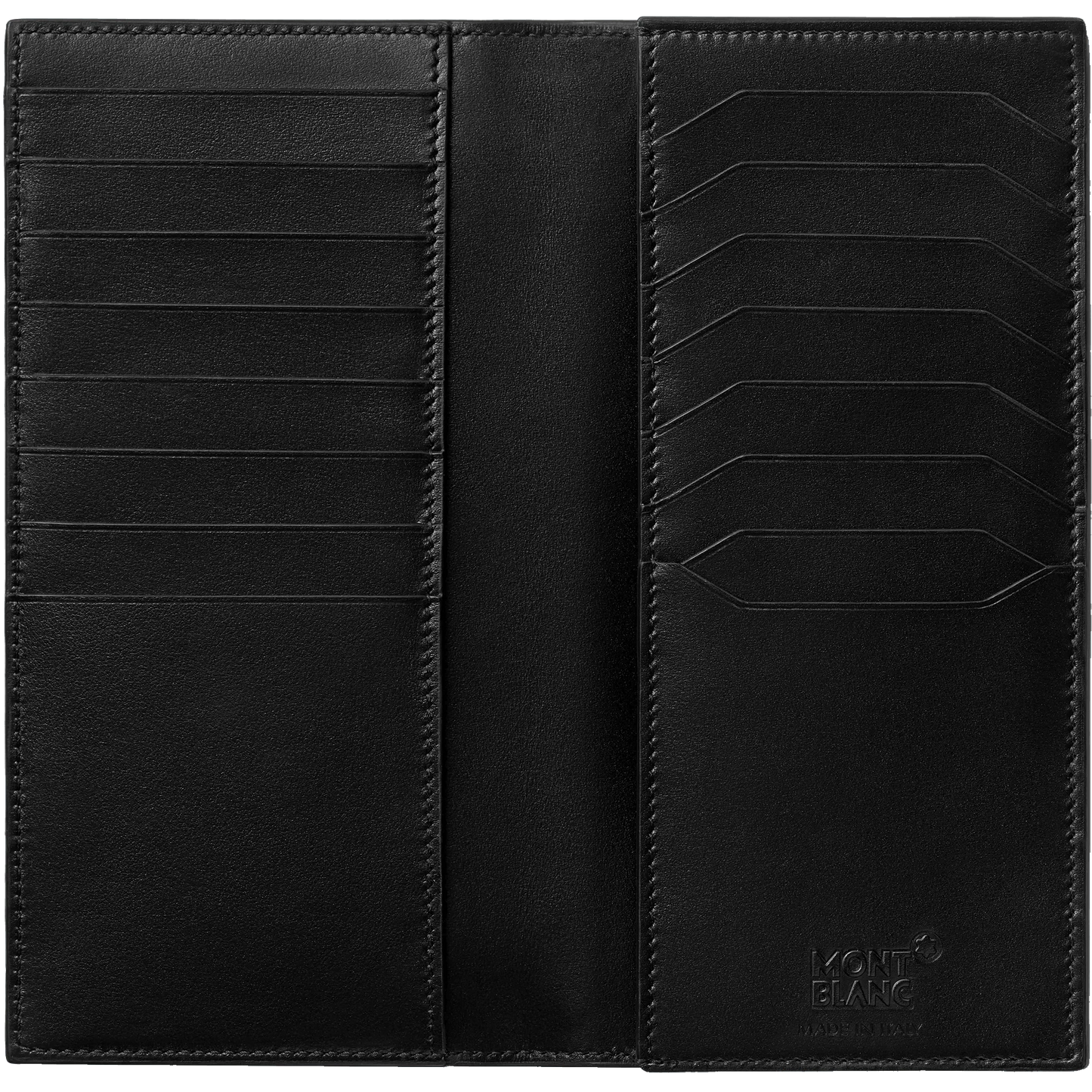Montblanc portafoglio lungo 15 scomparti Meisterstück nero 129680