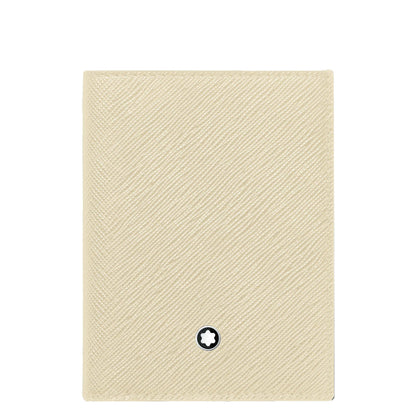 Montblanc portafoglio mini 4 scomparti Montblanc Sartorial avorio 130837