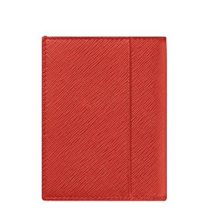 Montblanc portafoglio mini 4 scomparti Sartorial corallo 198229