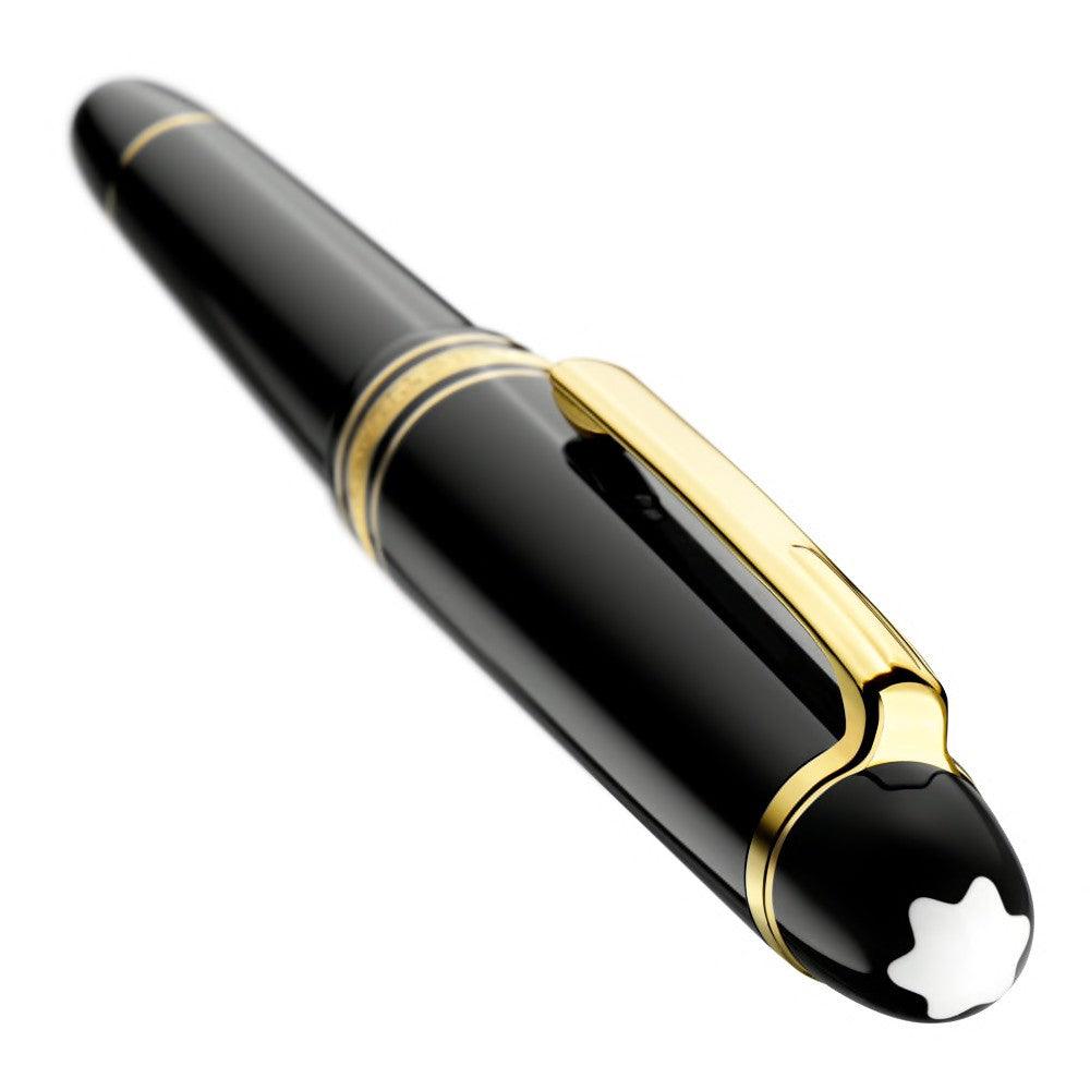 Montblanc stilografica Meisterstück Gold-Coated Classique punta M 106514 Nuova referenza 132464