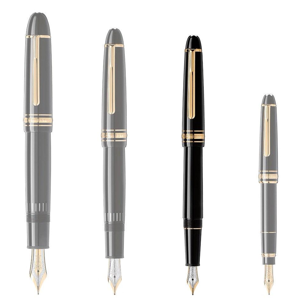 Montblanc stilografica Meisterstück Gold-Coated Classique punta M 106514 Nuova referenza 132464