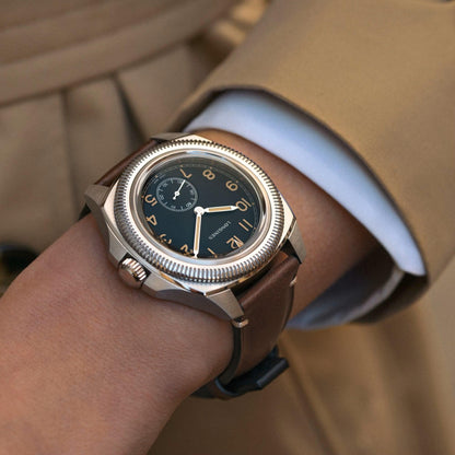 Longines orologio Pilot Majetek Box Edition 43mm nero automatico acciaio L2.838.4.53.9