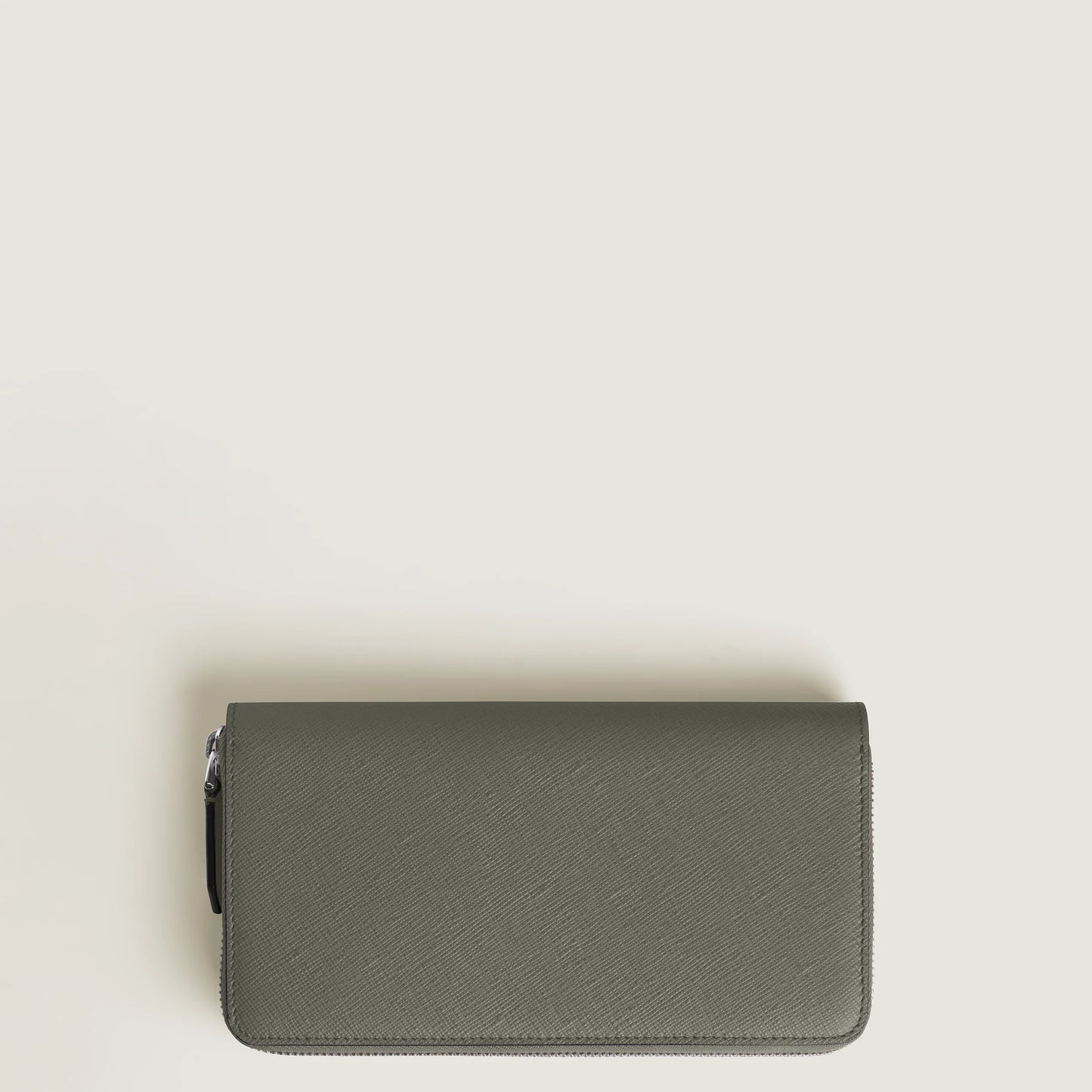 Montblanc portafoglio 12 scomparti con cerniera completa Sartorial grigio medio 199371