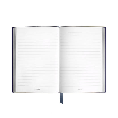 Montblanc blocco note #146 a righe Meisterstück Around the World in 80 Days blu 134713