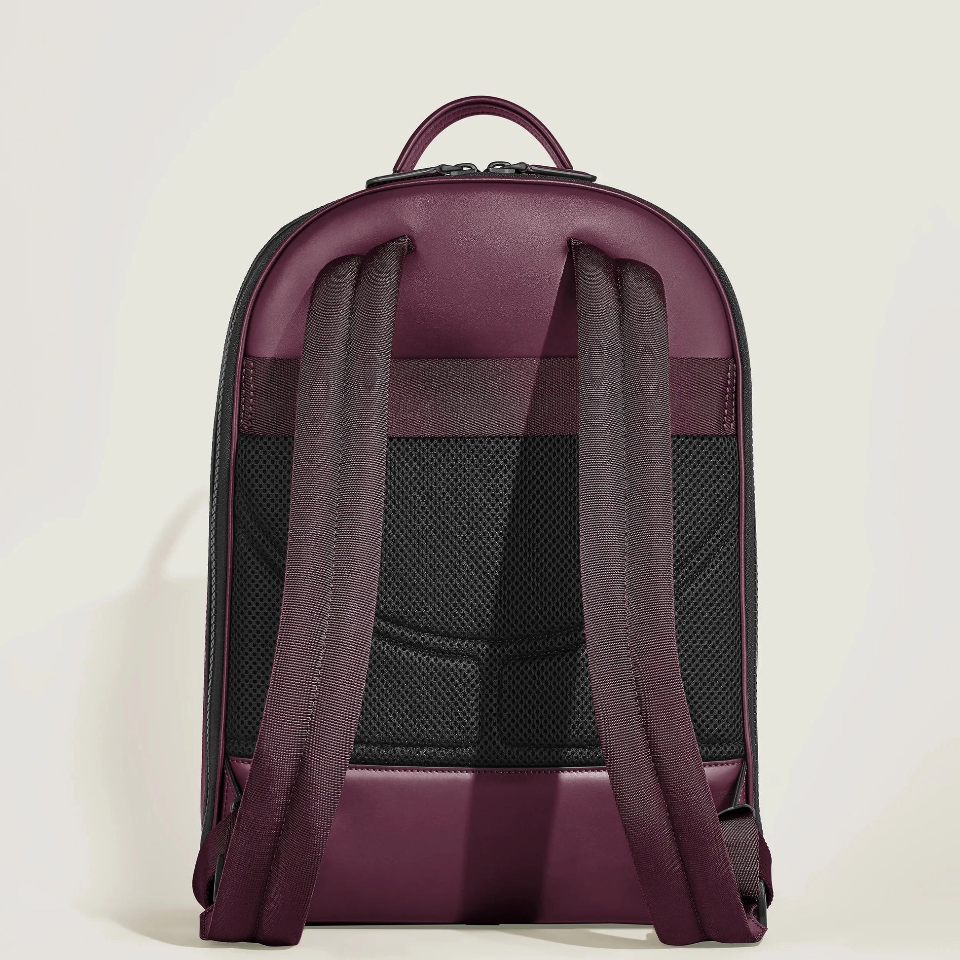 Montblanc zaino medio extreme burgundy con tasche interne per computer portatile e scomparti extreme medio